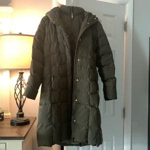 Cole Haan Khaki Green Coat